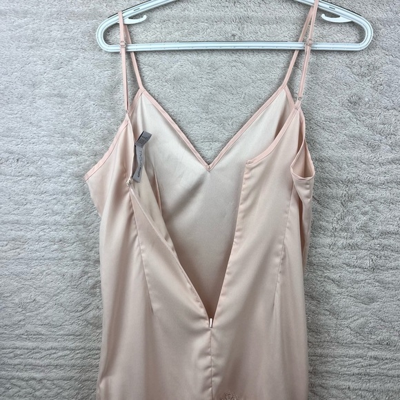 ALICE MCCALL Blush Slip Mini Dress Sz 4 Lace hem - Picture 11 of 15